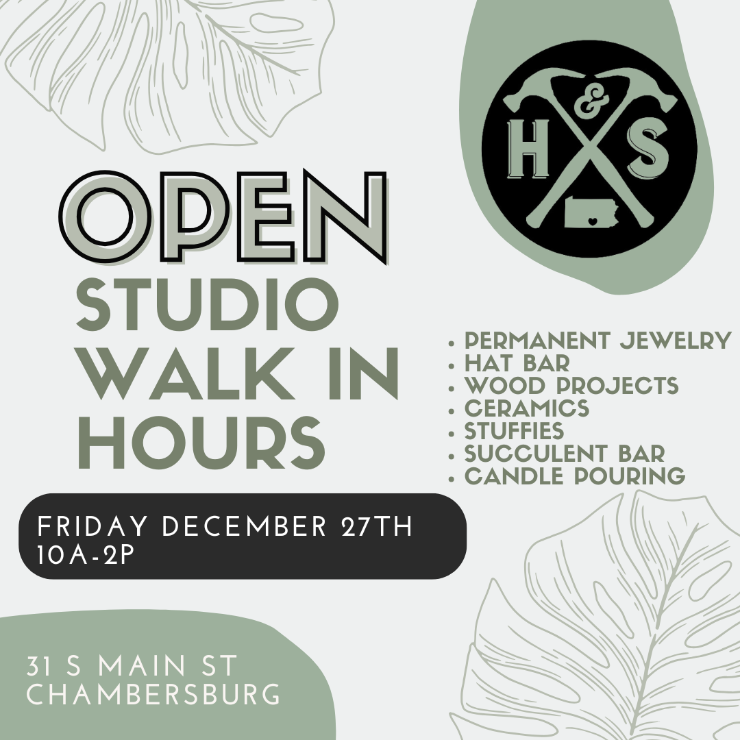 12/27/24 OPEN STUDIO- 10a-2p