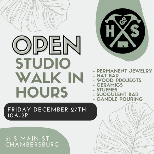 12/27/24 OPEN STUDIO- 10a-2p