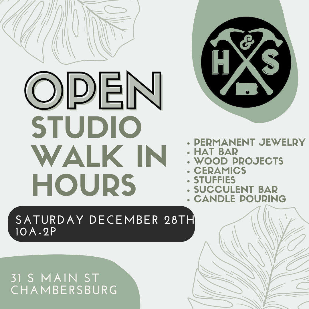 12/28/24 OPEN STUDIO- 10a-2p