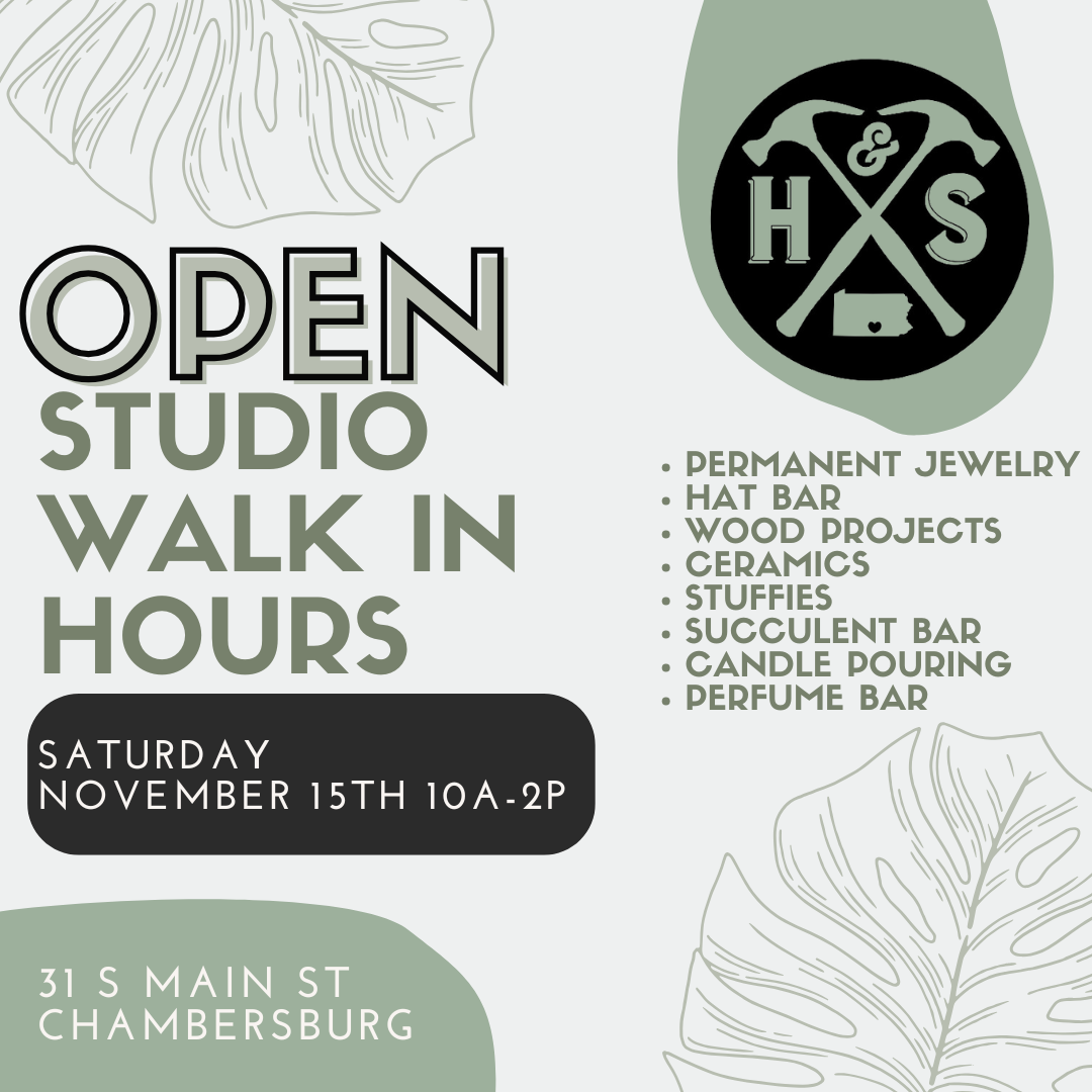 11/15/25 OPEN STUDIO- 10a-2p