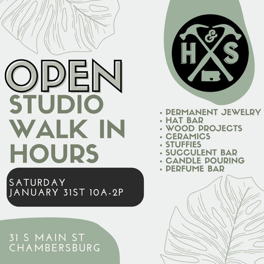 01/31/26 OPEN STUDIO- 10a-2p