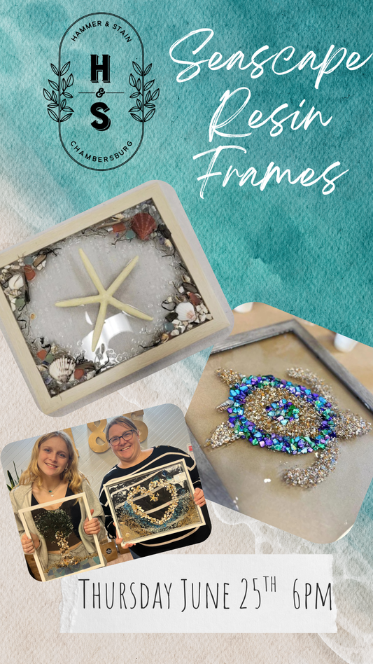 06/25/26 Resin Seascapes Frames Workshop 6pm