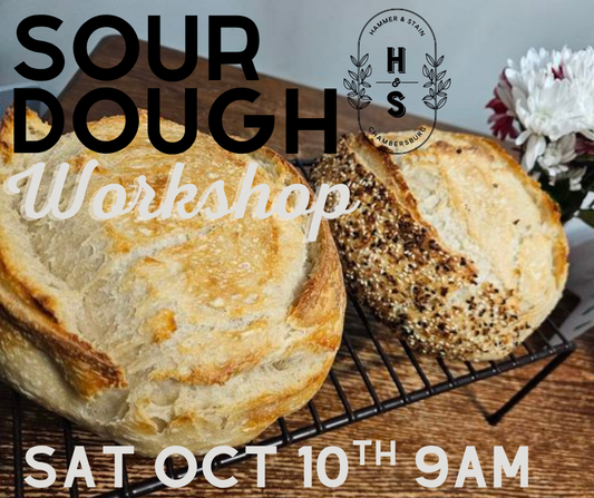 10/10/26 Sourdough Workshop with Starting all things Sourdough 9am