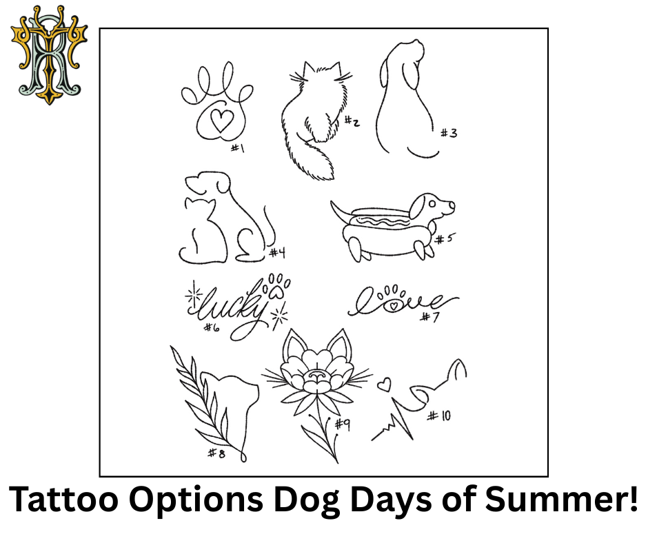 07/25/26 Dog Days of Summer- Tattoo, Coffee & Permanent Jewelry Event 10am-4pm