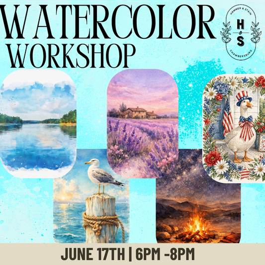 06/17/26 Watercolor Workshop 6pm