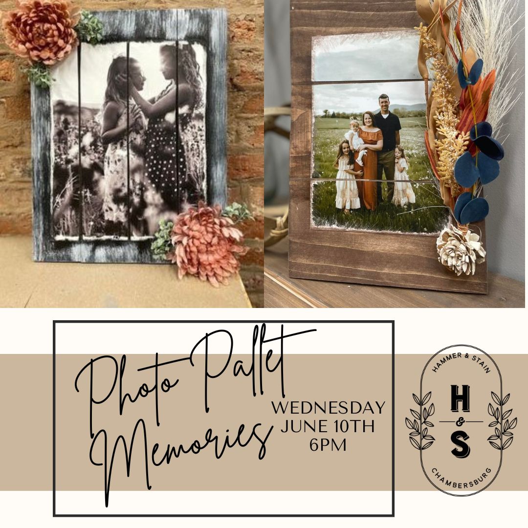 06/10/26 Photo Pallet Memories Workshop 6pm