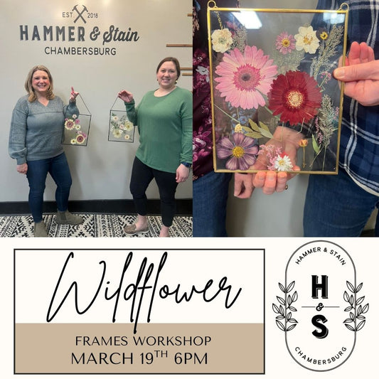 03/19/26 Pressed Wildflower Frames Workshop 6pm