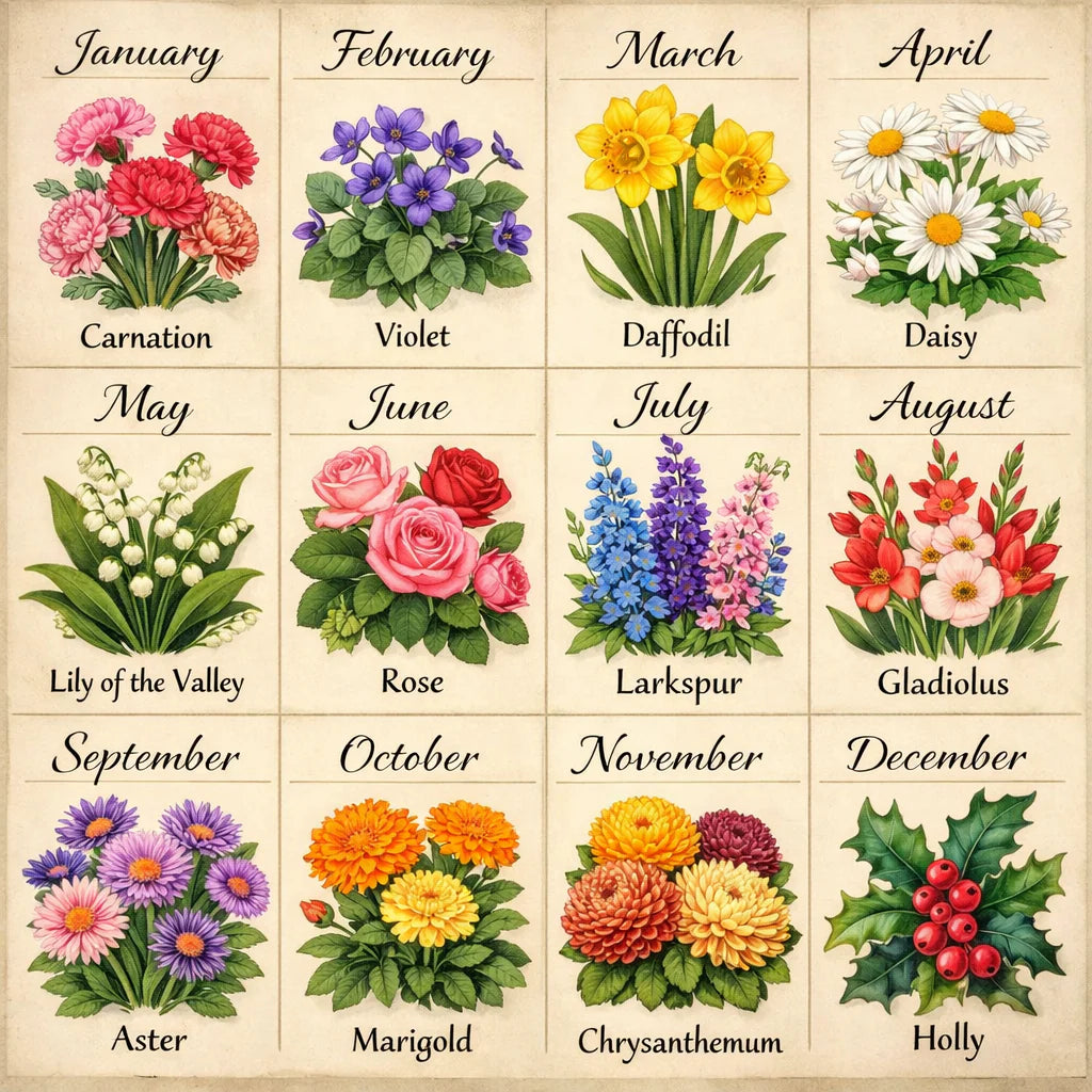 05/27/26 Birthflower Watercolor Workshop 6pm