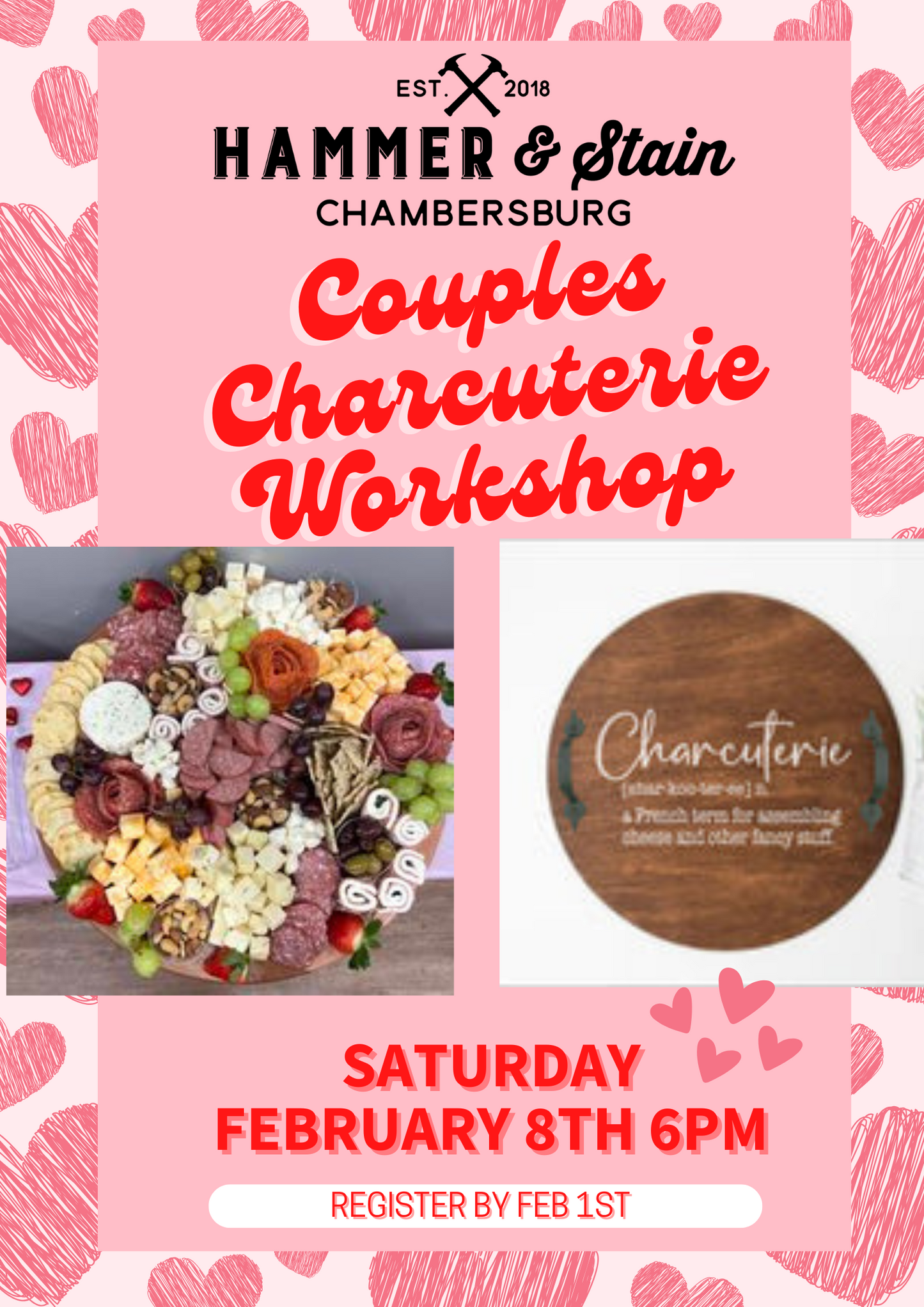 02/08/25 Couples Charcuterie Workshop 6pm