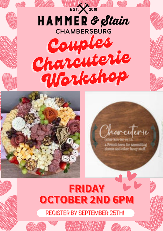 10/02/26 Couples Charcuterie Workshop 6pm