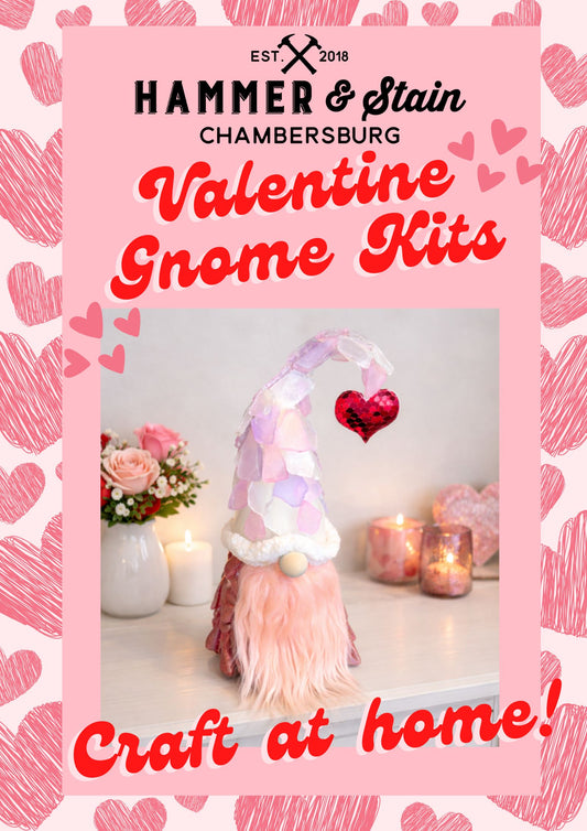 💗Valentine’s Sea Glass Gnome Craft Kit💗