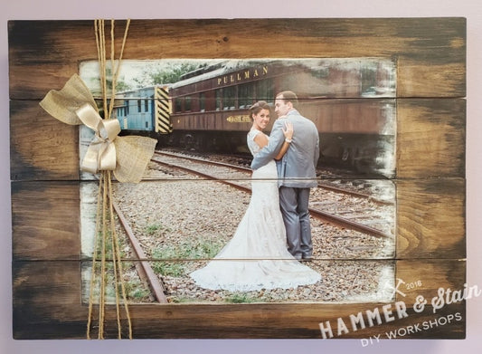 Flannel Photo Pallet Workshop 6pm