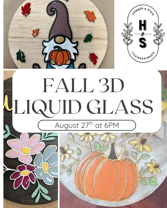 08/27/26 Fall 3D Liquid Glass Workshop 6pm