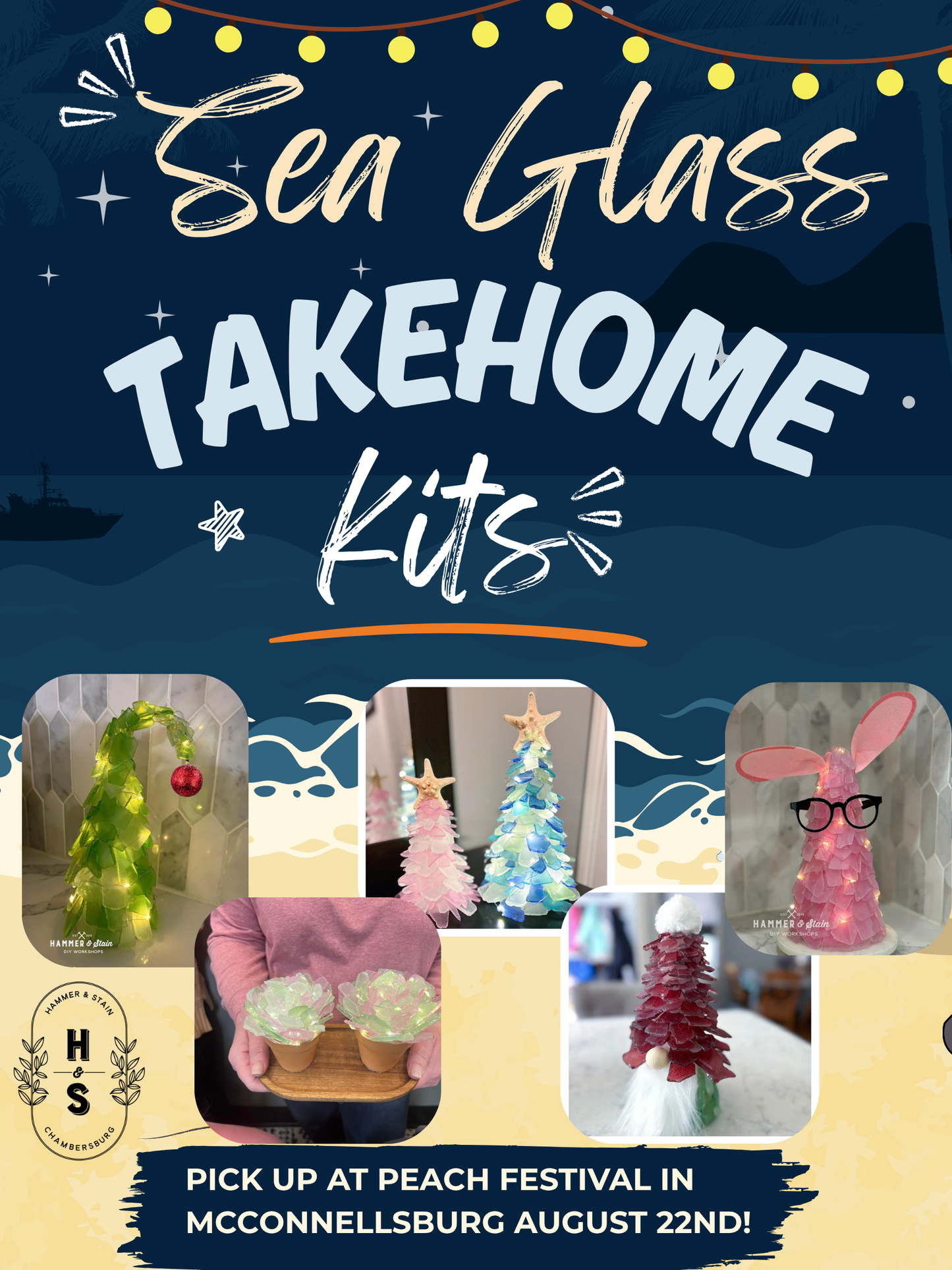 Take Home Kits- All Things Sea Glass for Peach Festival