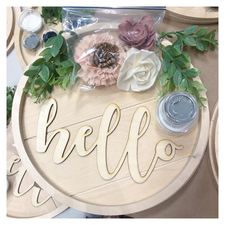 05/17/25 3D Hello Door Hanger Workshop 3pm