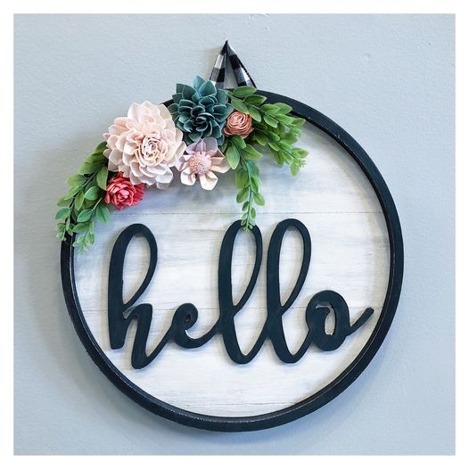 05/17/25 3D Hello Door Hanger Workshop 3pm