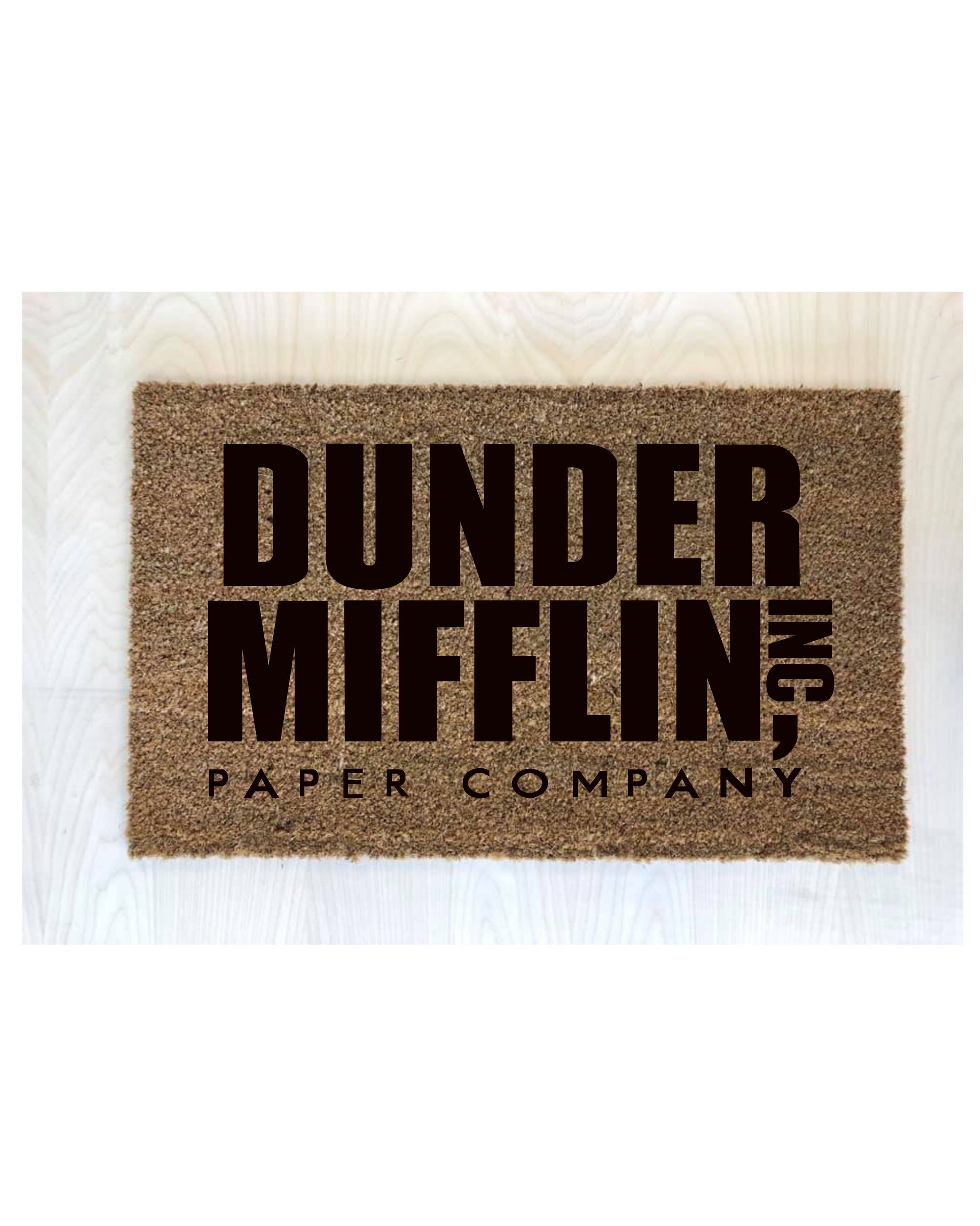 Dunder Mifflin Paper Company The Office Wood Sign 6" x 6" NEW